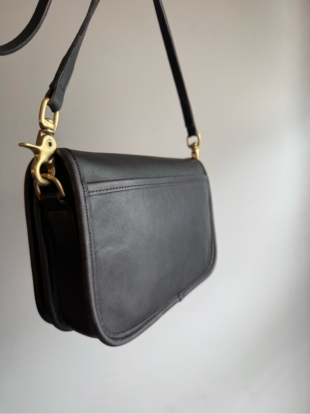 Coach Vtg Pocket Purse 1994 Blk - Picture 2 of 3